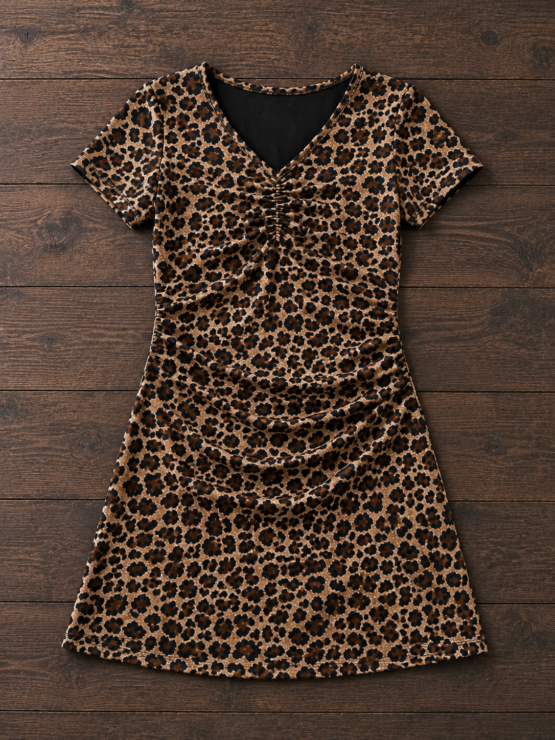 Briar Juniper Fitted Dress - Fall Printed Collection