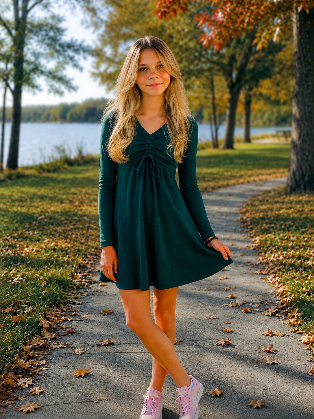 Briar Juniper Dress