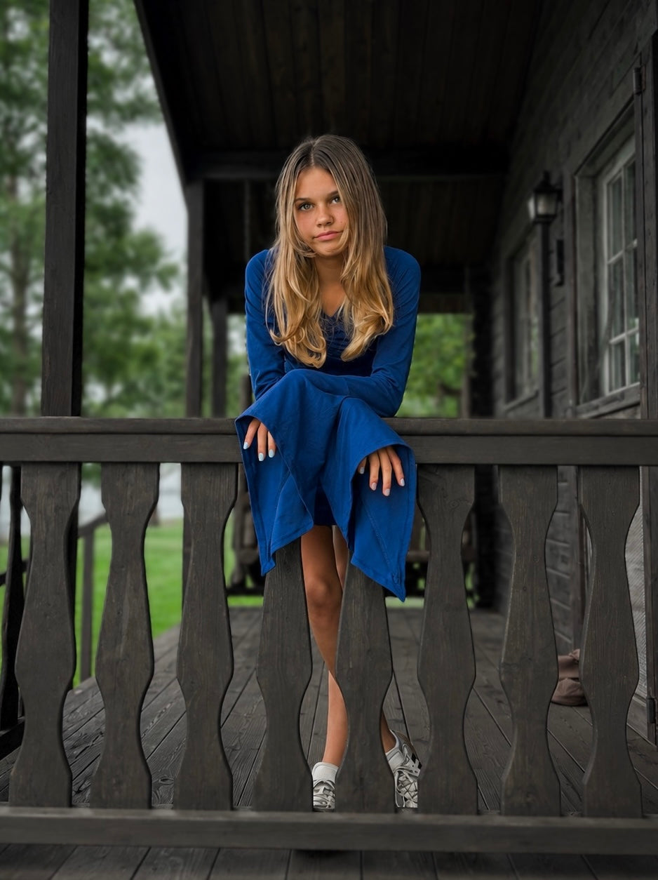 Briar Juniper Fitted Dress